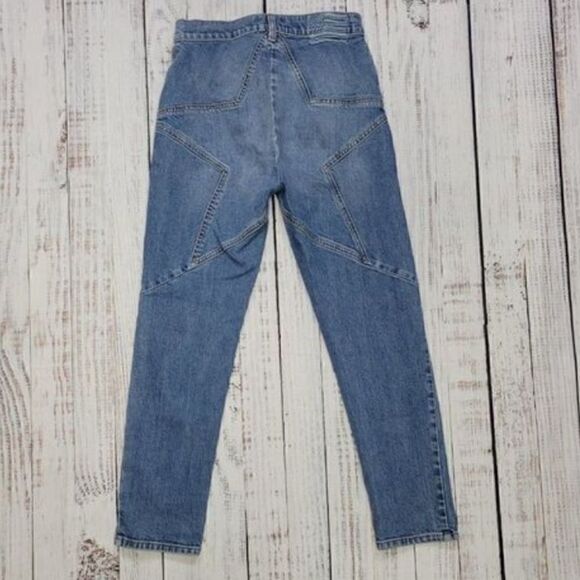 Revice Denim Women's Size 29 Star High Rise Medium Wash Cotton Skinny Jeans - Picture 6 of 7